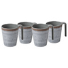 Mug Halo, 4 Pcs., grey