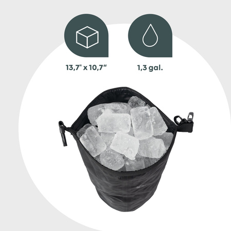 BOXIO ICEBAG - wodoszczelny worek na lód 5 l do lodówki BOXIO COOL