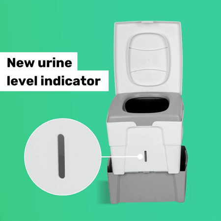 TROBOLO WandaGO Starter Kit – separating toilet, 25 l litter and 6.5 l bags