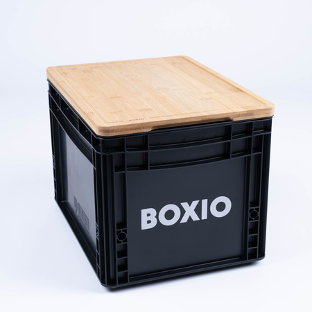 BOXIO CUTTING BOARD - bambusowa deska do krojenia 40 x 30 cm na pokrywę Euroboxa