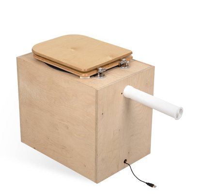 TROBOLO TeraBlœm Plus - wooden composting toilet kit with extra-large 22 l capacity