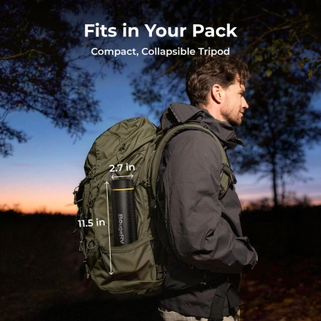 BougeRV Telescopic Camping Light, 15600mAh