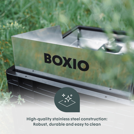 BOXIO COOK - stainless steel gas stove in a 40 x 30 x 28 cm Eurobox