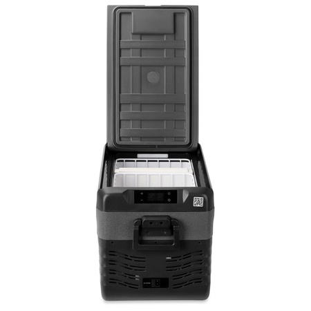 Yolco przenośna lodówka kompresorowa KX30 25 l, dwustrefowa, Carbon