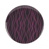 Dinner Plate Grey Line, blackberry