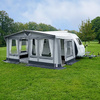 Markiza podróżna Lazise 240 Jasnoszary 841-875cm Stal