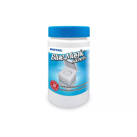ROYAL Blue Magic Sachets Lemon - sachets for portable toilets, 20 pcs, for the waste tank