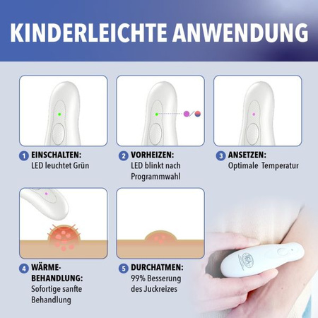 Urządzenie na ukąszenia owadów bez chemii USB-C