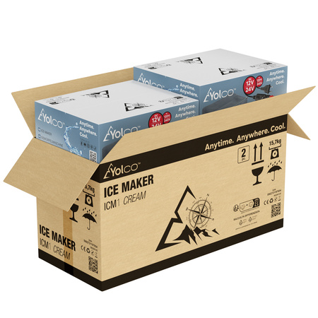 Kostkarka do lodu Yolco ICM1 kremowa 0.8kg lodu