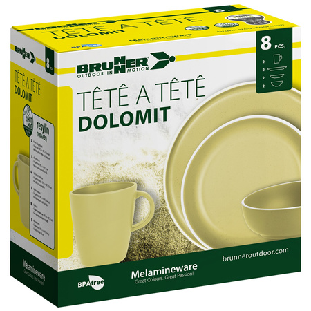 Dinner set Tête-à-Tête Dolomite