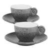 Stylowy granitowy zestaw do espresso z kolekcji Solid Line Gimex