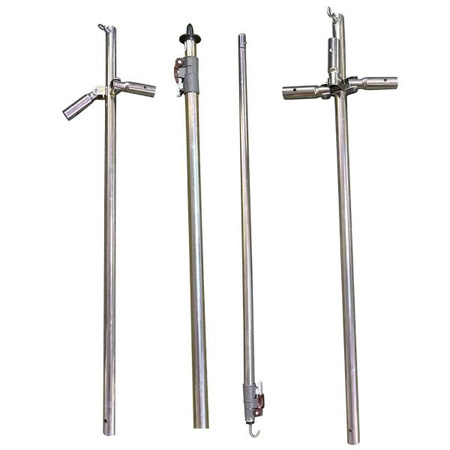 Stelaż bazowy CAMPTECH Citrin 8-10 - stal ø 22 mm, do daszka Citrin w rozmiarach 8-10, 7,15 kg