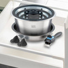 Cookvision nesto 11-piece cookware set - 3 pots, pan, lids, detachable handle, induction, for motorhomes