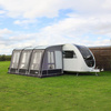 Przedsionek dmuchany częściowy CAMPTECH Opal Air 390 do kampera i przyczepy z podnoszonym dachem - szer. 390 cm, wys. montażu 265-280 cm, Camptex All Season, 28,1 kg