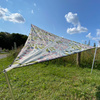 Żagiel słoneczny TC-Zip Canvas leśne linches 250cm UPF60