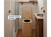 TROBOLO SilvaBlœm - wooden composting toilet with urine separation, natural wood