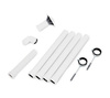 TROBOLO Exhaust pipe set DN 50 for composting toilets - ventilation without electricity
