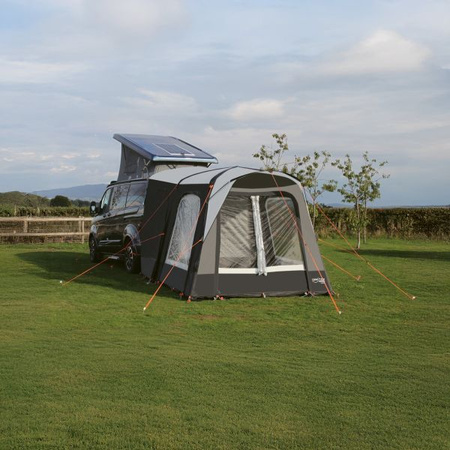 CAMPTECH Zirkon freestanding inflatable tent - 250 x 215 x 250 cm, side or rear mounting, for SUVs, buses and vans, 11.73 kg
