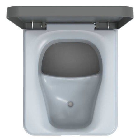 Trelino Evo M composting separation toilet anthracite, 5 l / 8 l, soft-close, no water or chemicals