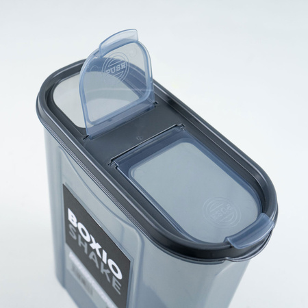 BOXIO SHAKE - airtight 2.8 l hemp litter container with dispenser