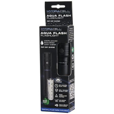 Latarka LED aktywowana wodą HYDRACELL AQUA FLASH 200 lumenów