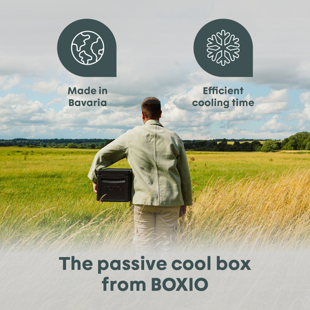 BOXIO COOL - passive EPP cool box in Eurobox format 40 x 30 x 28 cm