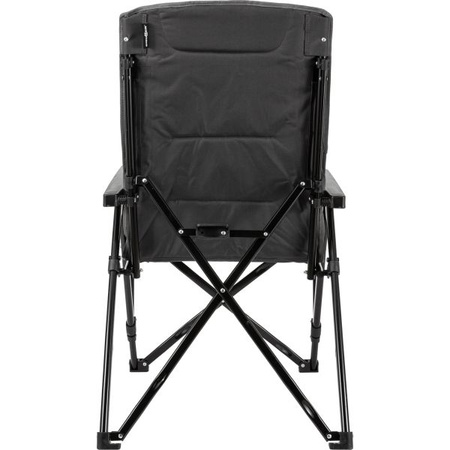 Składane krzesło Raptor Recliner marki Brunner, szaro-czarne
