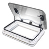 ExtraVENT 100 - 96 x 65.5 cm rooflight for motorhomes and caravans, double-glazed dome, LED, pleated blind and fly screen, roof 25-60 mm