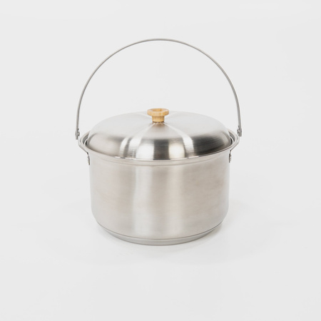 BOXIO COOKWARE - stainless steel camping cookware set, 2 pots, pan and kettle