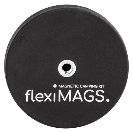 flexiMAGS Magnes okrągły 66mm czarny zestaw 2s