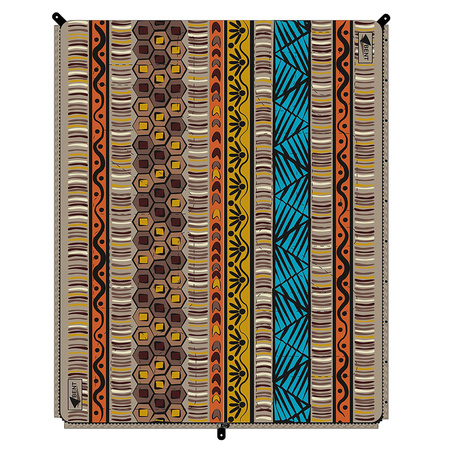 Śpiwór koc vanlife Bent Bentcho wzór Africa