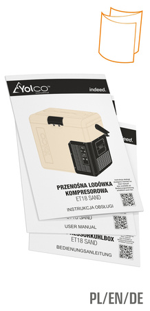 Lodówka przenośna kompresorowa Yolco 17L ET18 Sand