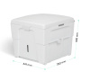 TROBOLO WandaGO Lite portable separating toilet 3.6 kg - camper, van, no water or chemicals