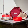 Zestaw Omnia Kit 1 - piekarnik turystyczny Classic 2 l z formą silikonową, rusztem, torbą i łapkami, 5 elementów