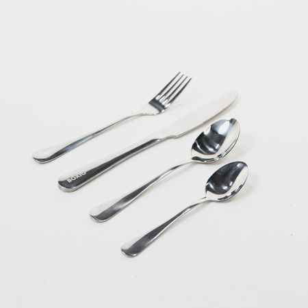 BOXIO EAT - stainless steel camping cutlery for 2 people, 8 pieces
