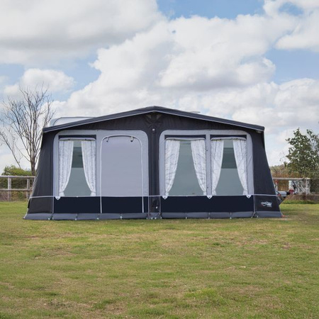 Przedsionek dmuchany sezonowy CAMPTECH Diamant Air 10 - obwód 875-900 cm, Camptex All Season, 4 okna