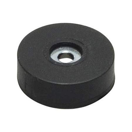 Magnet A-System rondoline czarny 18mm guma 6mm