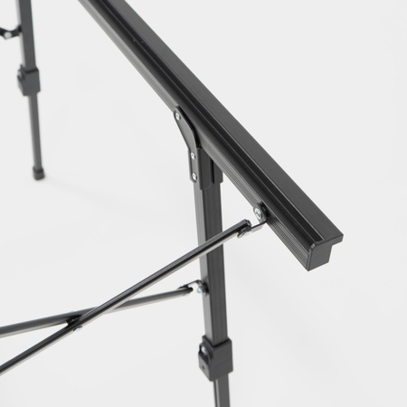 BOXIO TABLE - aluminiowy stół kempingowy na 3 Euroboxy z regulacją nóg 40-62 cm