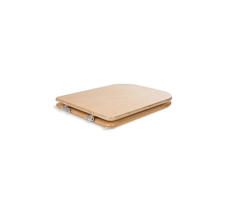 TROBOLO urine diverter white with wooden toilet seat - insert for DIY composting toilet