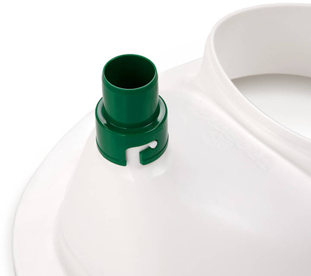TROBOLO urine diverter white with wooden toilet seat - insert for DIY composting toilet