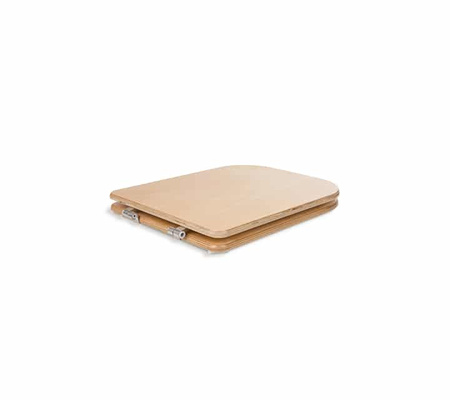 TROBOLO wooden toilet seat with lid for composting toilet - 12 mm plywood