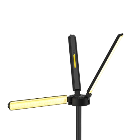 BougeRV Lampa kempingowa teleskopowa LED 3000 lm 15600 mAh - do 168 cm, IPX5, powerbank