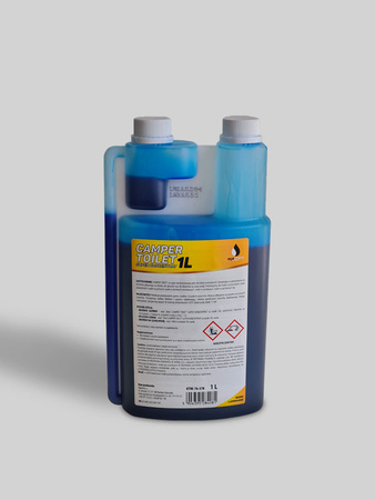 Agachem CAMPER TOILET 1 l - 3in1 super concentrate for cassette, flush tank and grey water tank