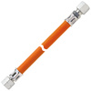 GOK wąż gazowy 10 bar G 1/4 LH x RVS 8 600mm
