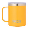 Stainless Steel Mug with Handle, 350 ml, yellow