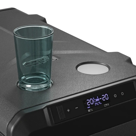 Yolco przenośna lodówka kompresorowa TCX50 50 l, dwustrefowa, Space Grey