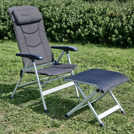 Taboret aluminiowy Isabella Ran turystyczny z pianką i podnóżkiem