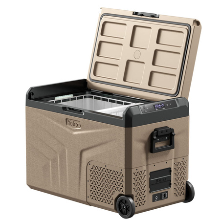 Yolco przenośna lodówka kompresorowa TCX50 50 l, dwustrefowa, piaskowa