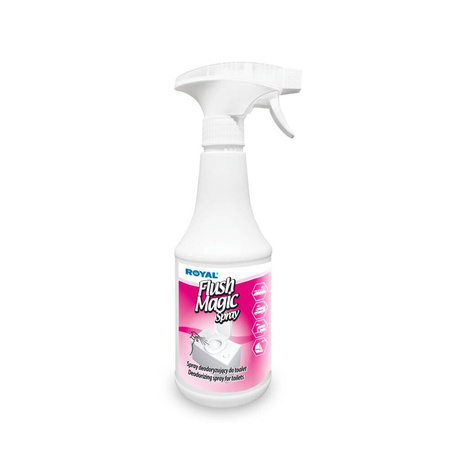 ROYAL Flush Magic Spray 500 ml - spray deodoryzujący do muszli toalety turystycznej, ułatwia spłukiwanie