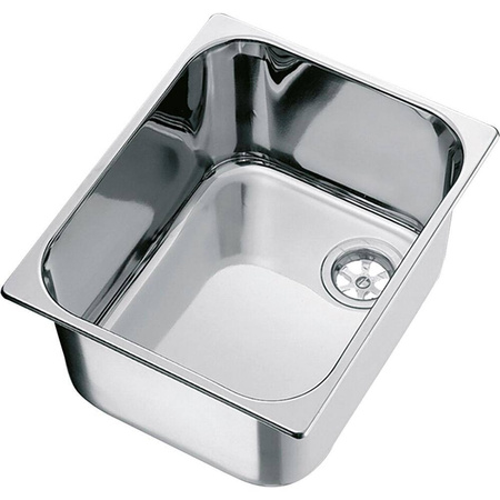Zlew Can LA1401 – z odpływem, do zabudowy 34,5 × 24,2 cm